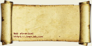 Jana Rajačić vizit kartica